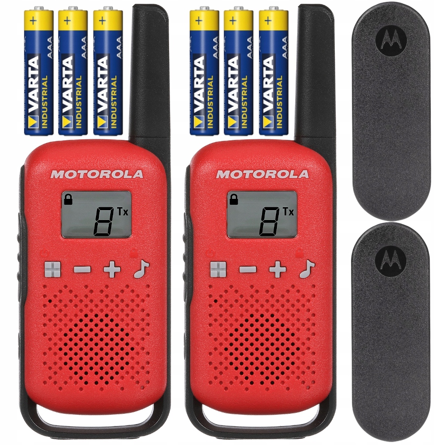 MOTOROLA T42 RADIOTELEFONY WALKIE TALKIE + BATERIE