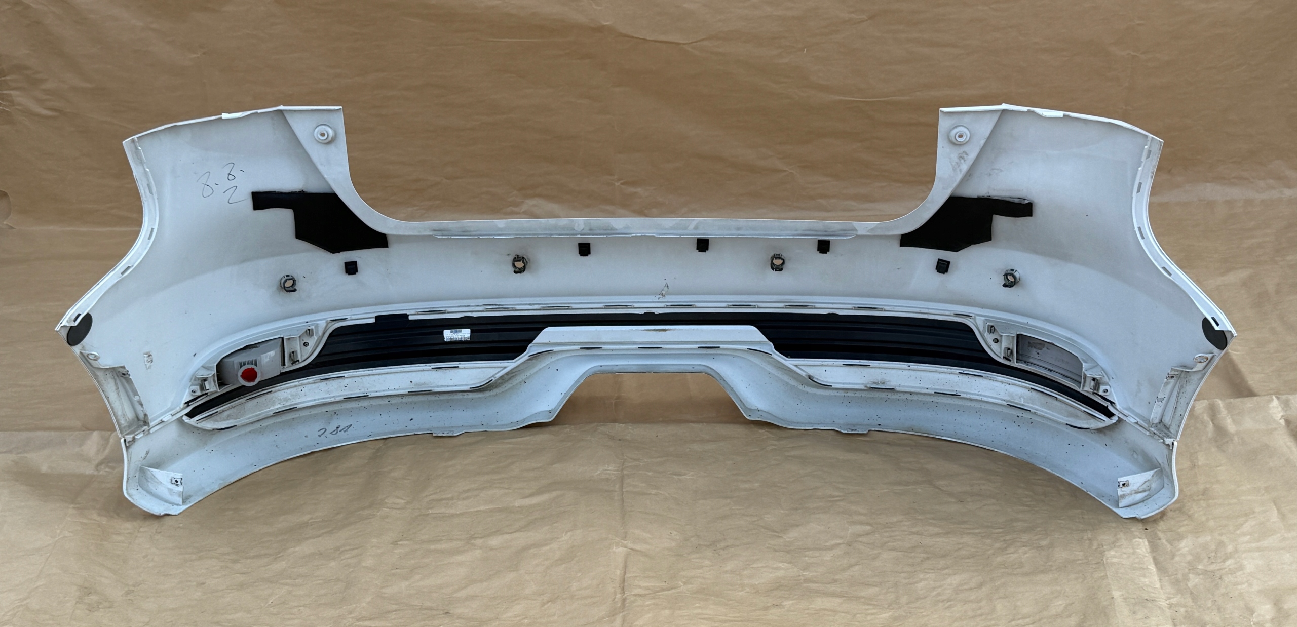 FORD FOCUS MK3 LIFT ST 2014-2018 stoßstange heck HATCHBACK FROZEN WHITE