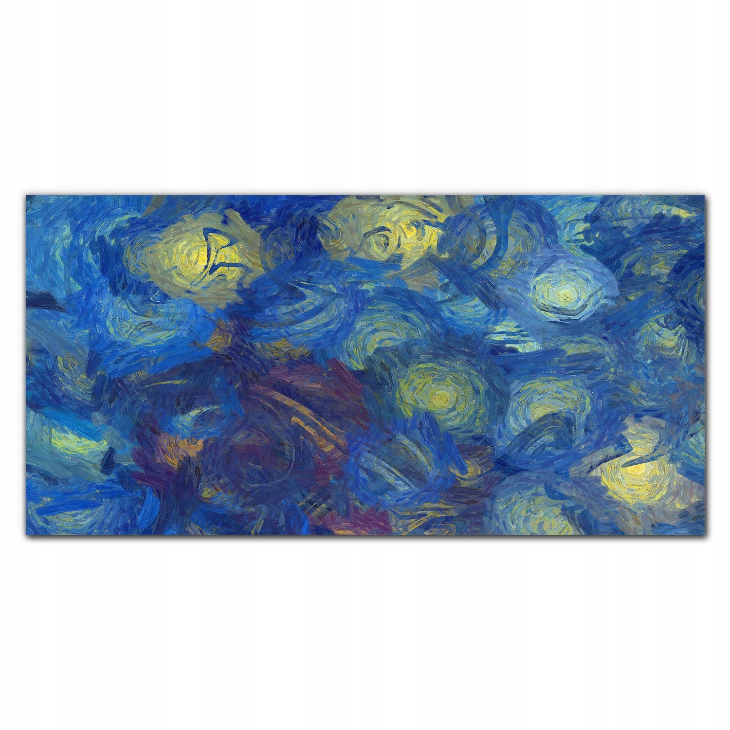 Obraz na plátne na stenu Maľované kruhy 140 x 70 cm