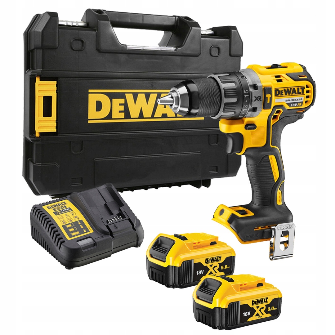 DEWALT 18V Wiertarko-Wkrętarka Udarowa Bezszczotkowa 70Nm 2x5Ah Akumulatory — miniatura 9
