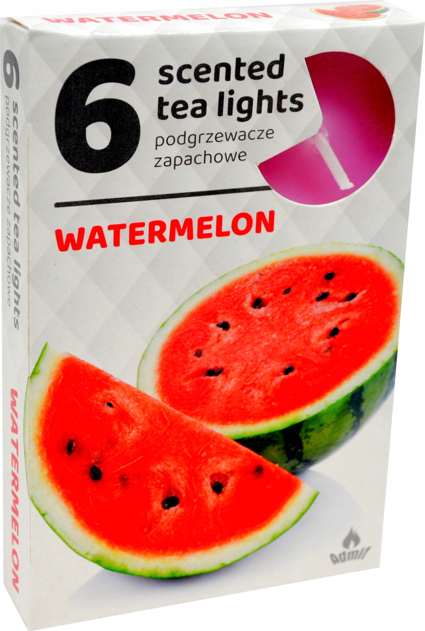 Podgrzewacze zapachowe 6 sztuk, zapach ARBUZ