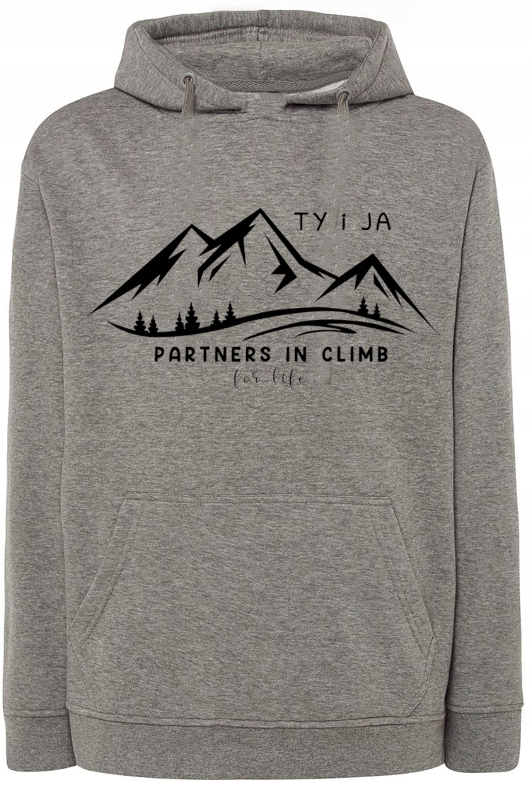 Valentýnská Mikina s potiskem Ty a Já Hory vel. M