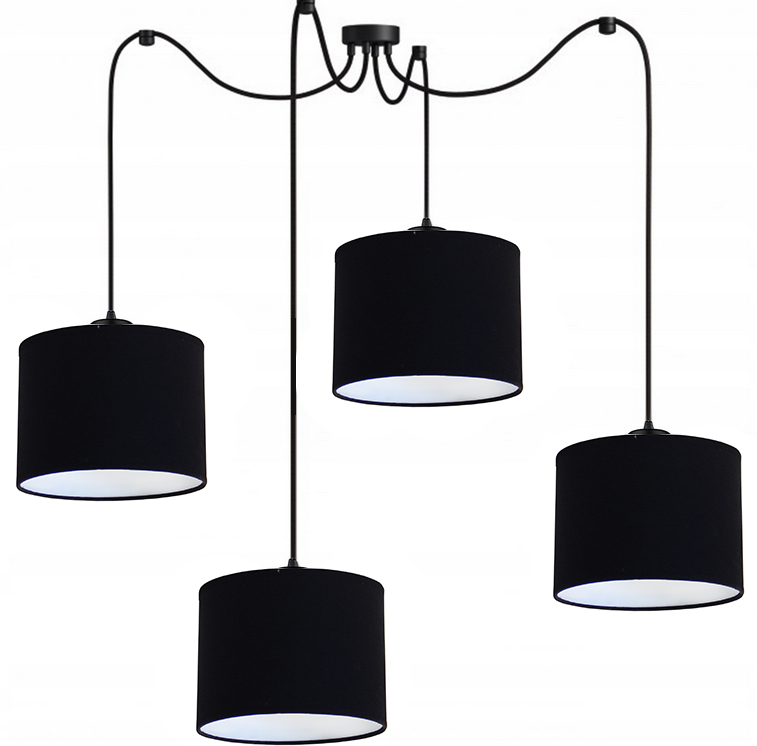 Závesná/stropná Led Lampa Loft Pavúk Tienidlo 02