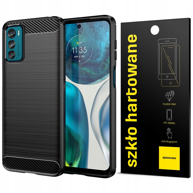 

Etui Pancerne Case Carbon do Moto G42 Szkło