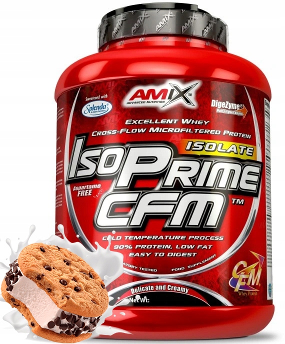 Proteinový izolát Amix prášek 1000 g sušenka s krémem bez cukru