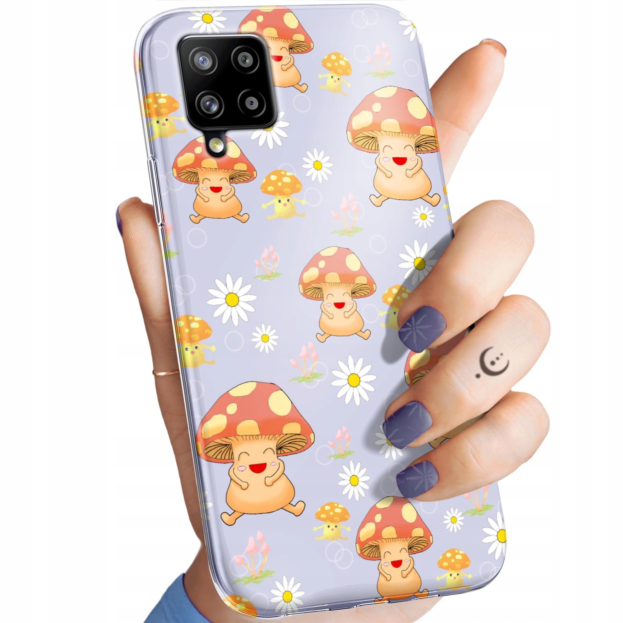 Etui Do Samsung A42 5G Grzyby Grzybki Obudowa Pokrowiec Case