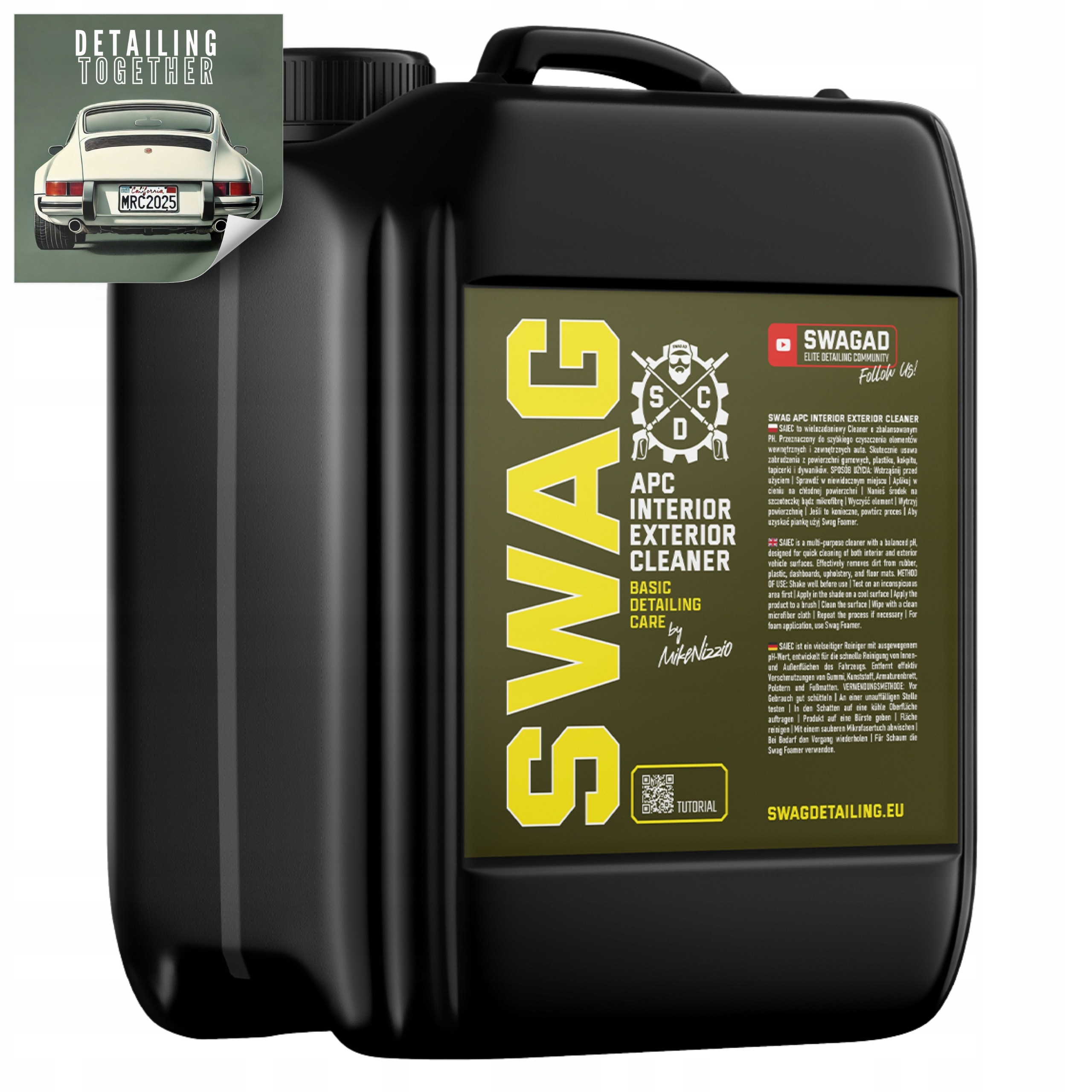 Uniwersalny Środek Czyszczący Swag Basic Apc Cleaner 5000ml Wszechstronny