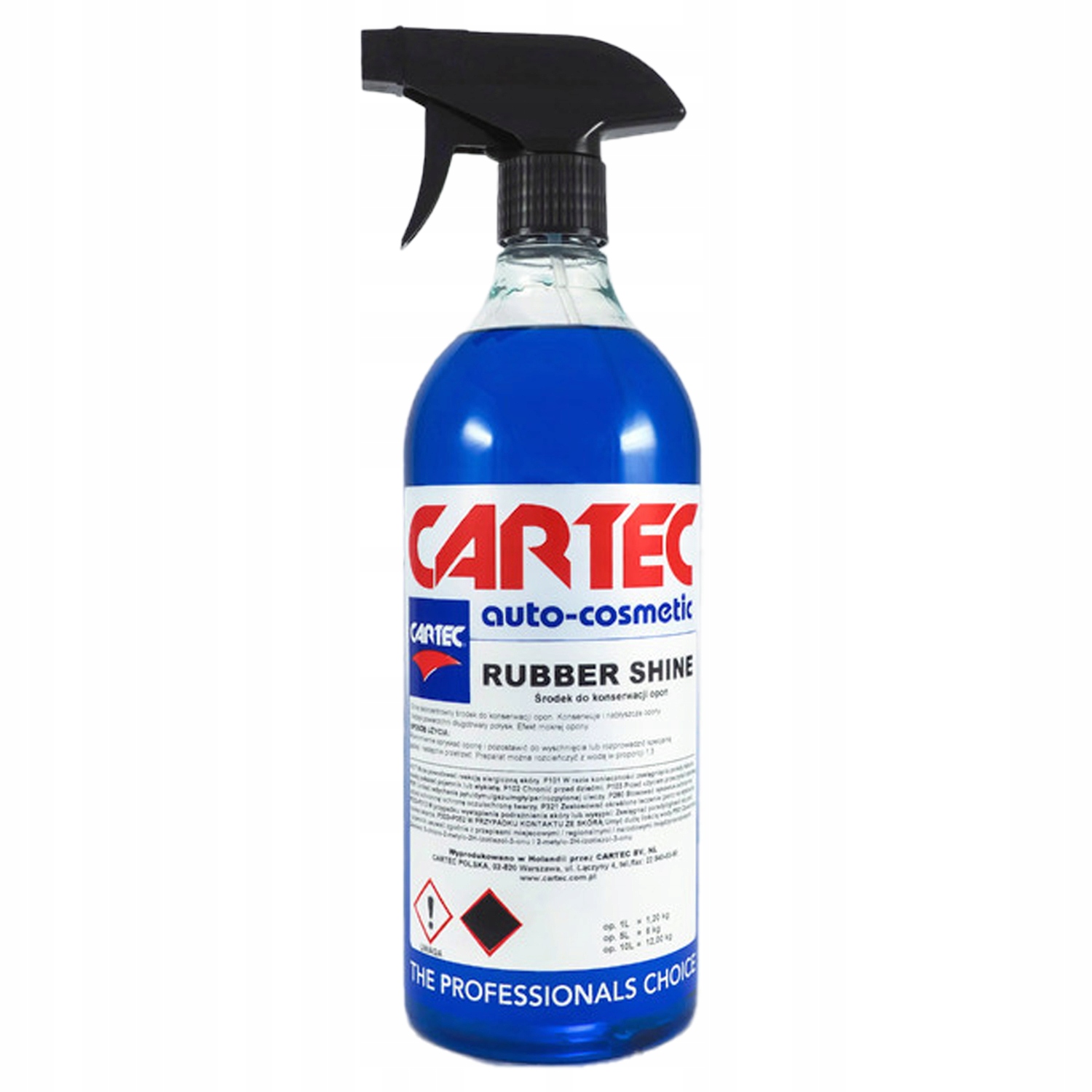 CARTEC RUBBER SHINE nabłyszczacz do elementów gumowych z filtrem UV 1000ml Stan opakowania oryginalne