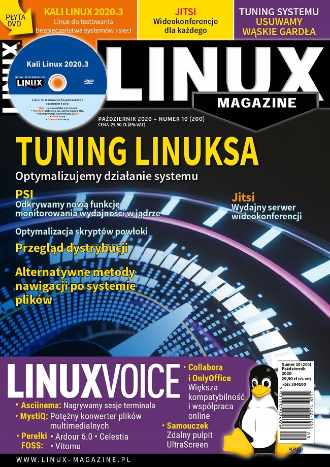 e-wydanie LinuxMagazine 10(200)2020 Tuning Linuksa