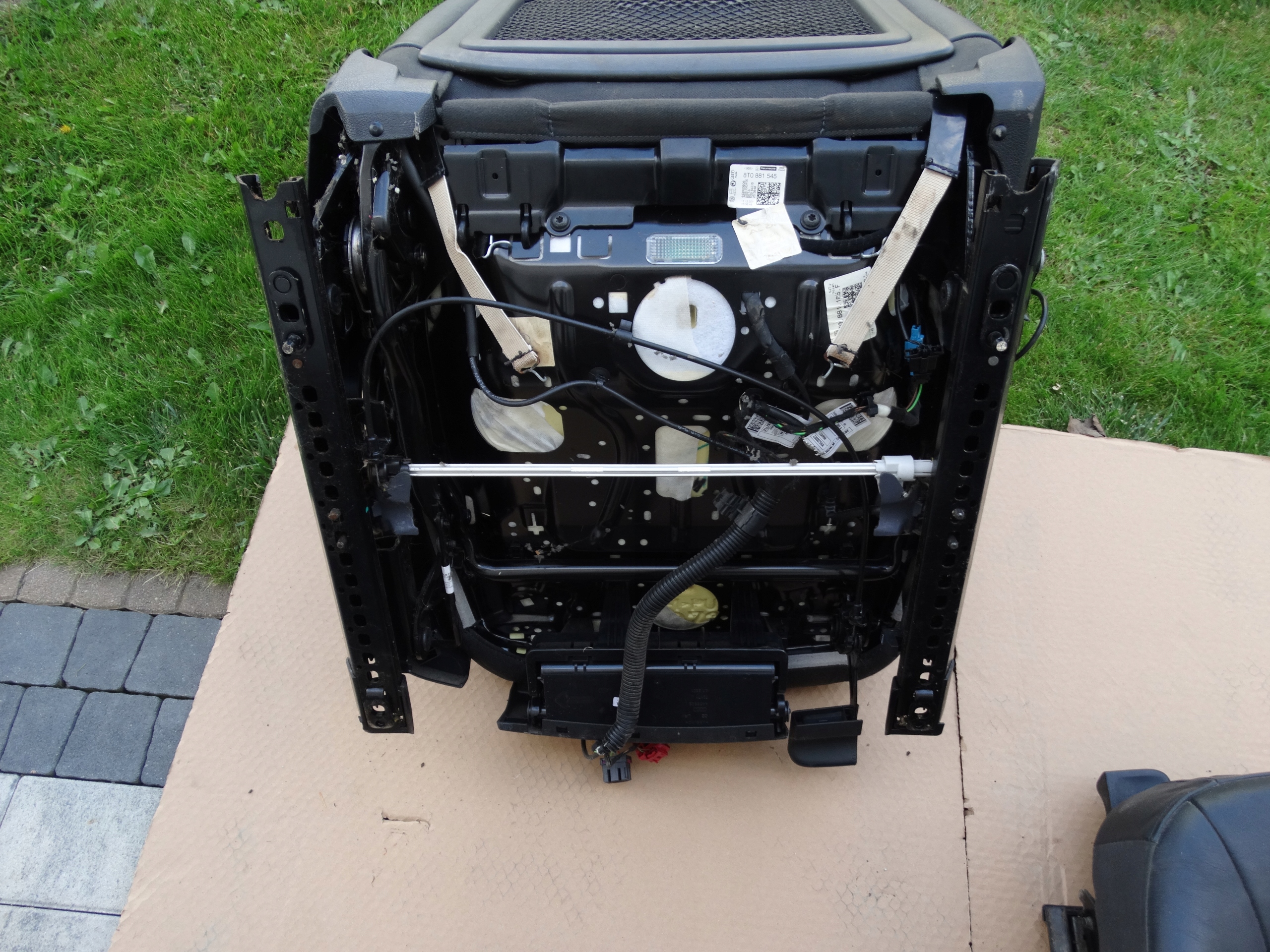 AUDI A6 C7 KOMBI AVANT 11-18 Sitze schwarze Leder KOMPLET