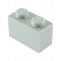 

Lego Klocek 1x2 1szt 3004 4211388 LBGray N