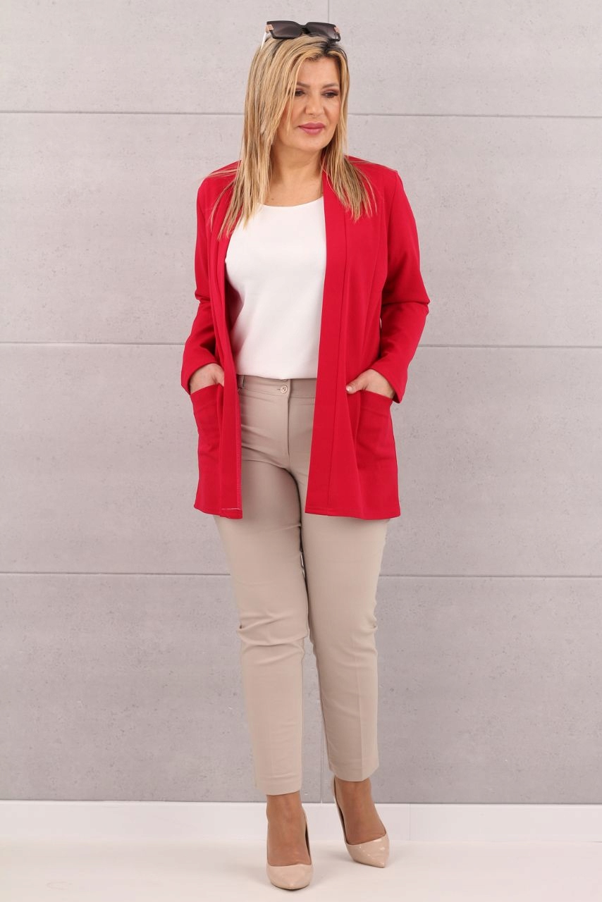 GŁADKA NARZUTKA ELEGANCKA LUŹNA POLSKI PRODUCENT DUŻE ROZMIARY Marka FEMIMODA