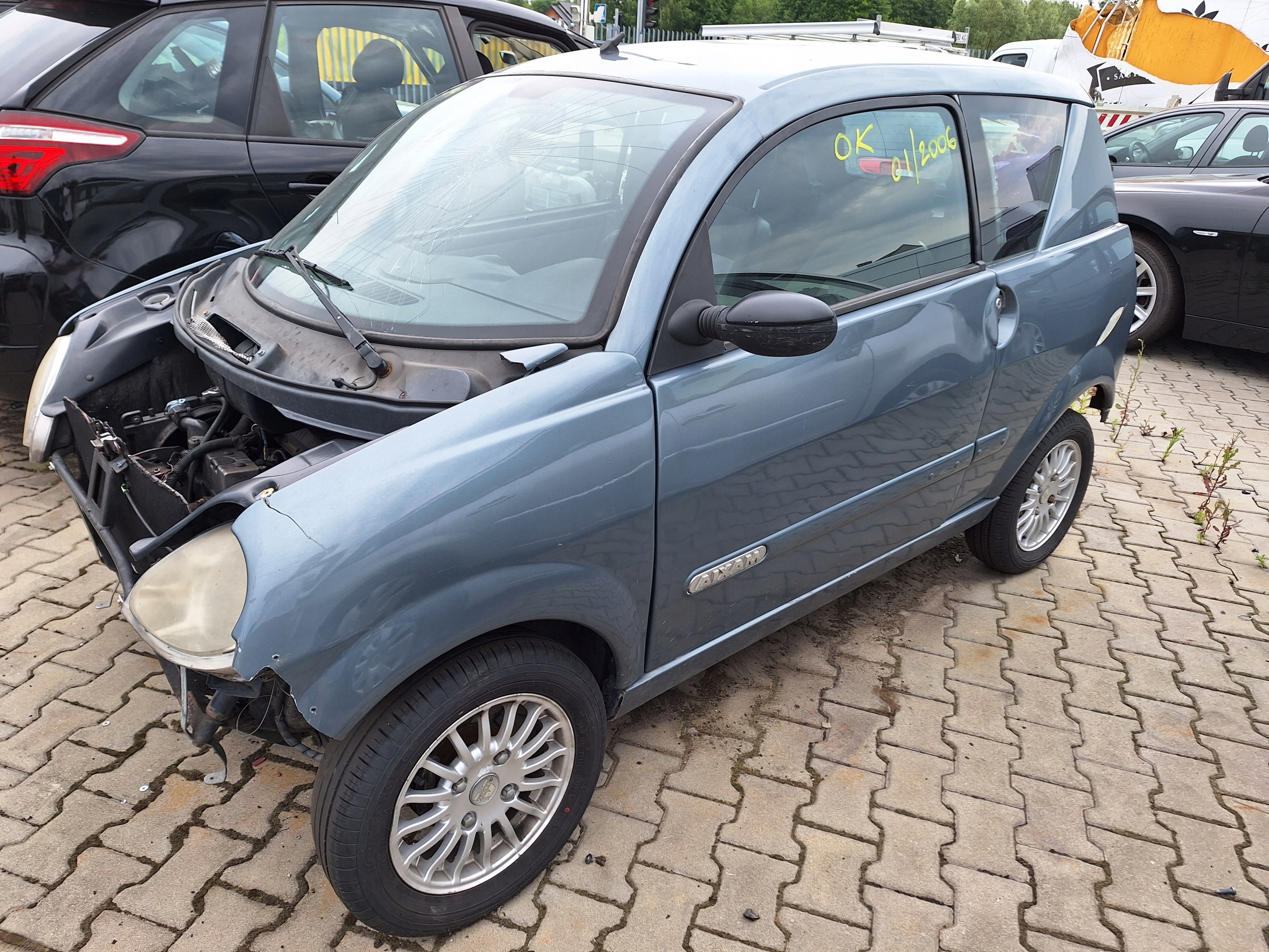 AIXAM A741 A721 GRIS ACIER Portière Droit SZARE A.741