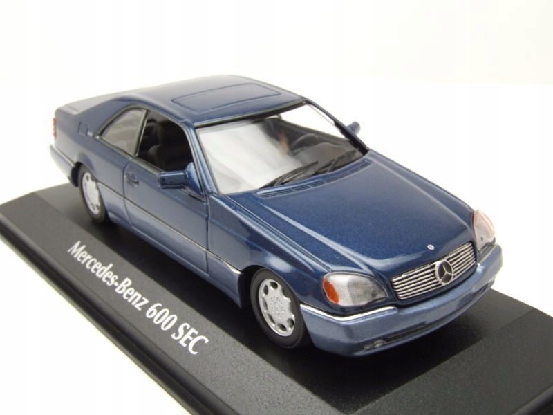 Mercedes Třída S 600 Sec Kupé 1992 1/43 Minichamps