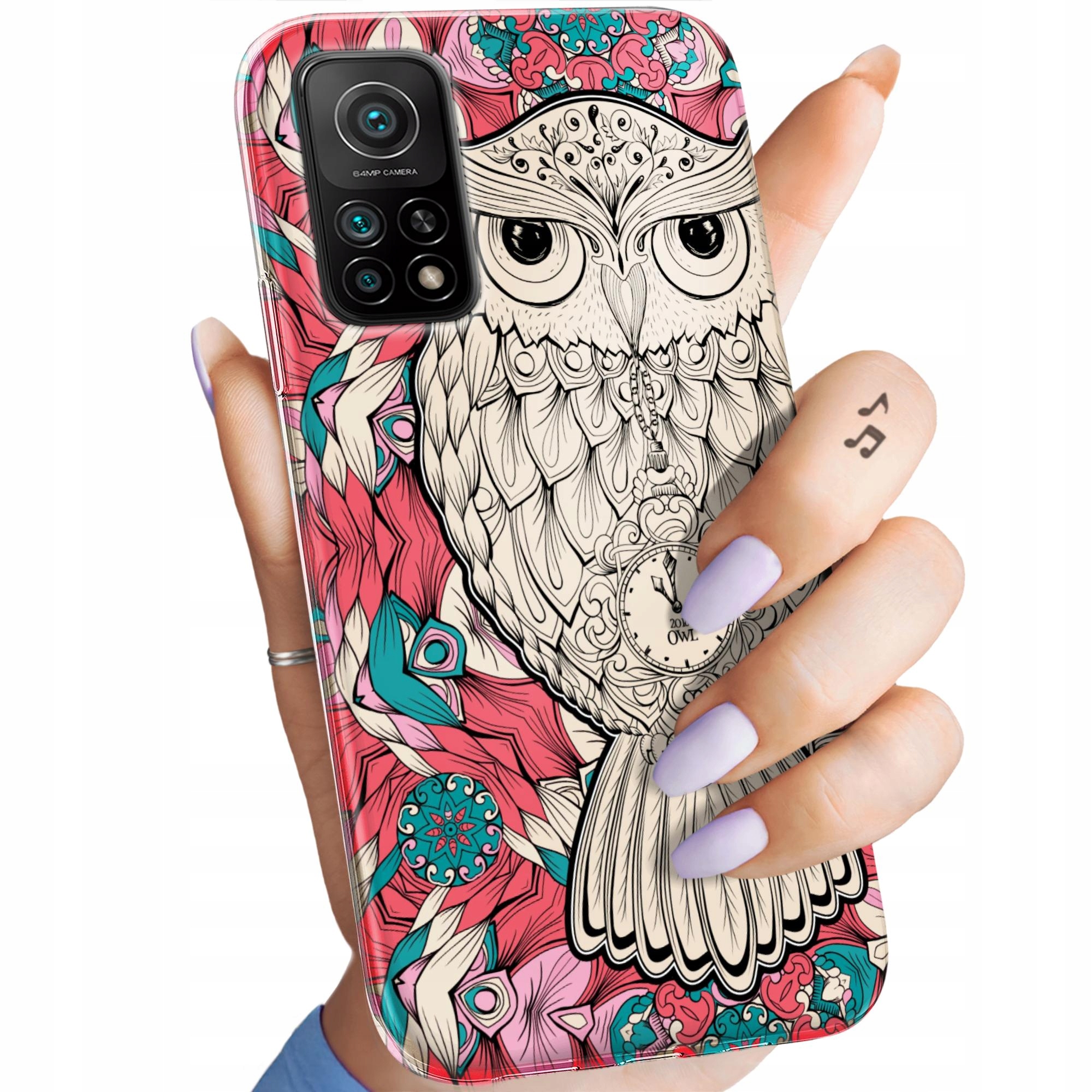 Etui Do Xiaomi MI 10T Pro 5G Sowa Sówka Sowy Obudowa Pokrowiec Case
