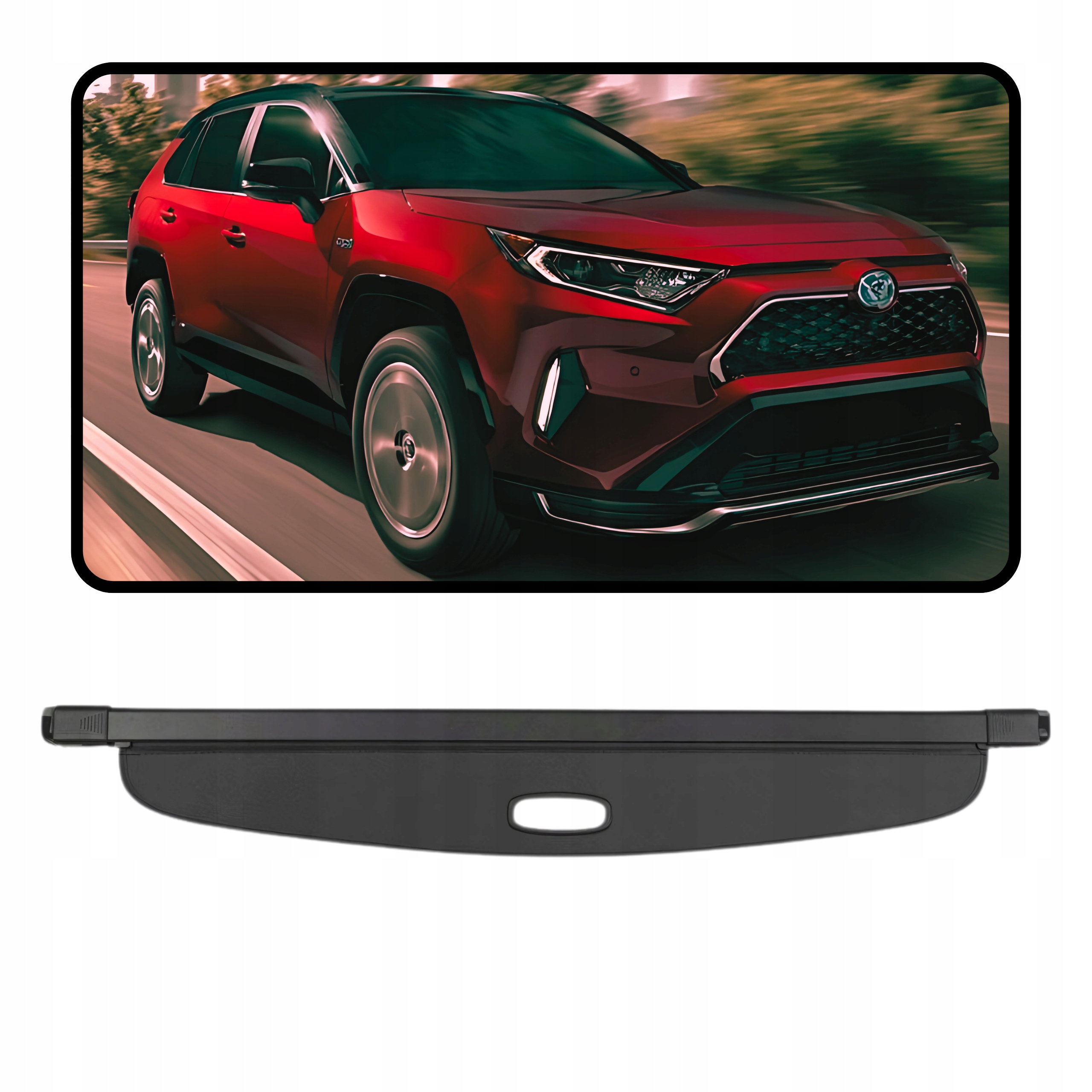 ROLETA BAGAŻNIKA TOYOTA RAV4 V 2019+ CZARNA NOWA EUROPA