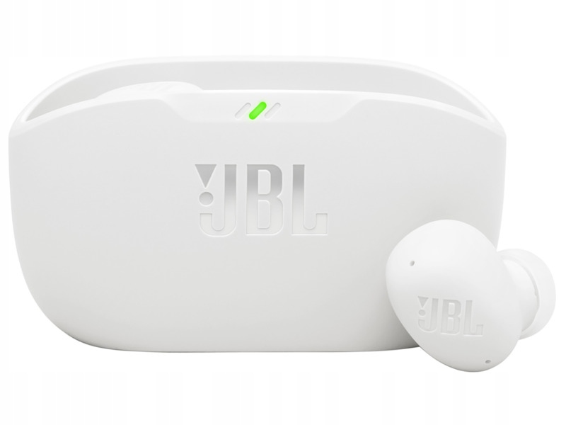 Słuchawki dokanałowe Jbl Wave Buds 2 Anc Wodoodporne Biały