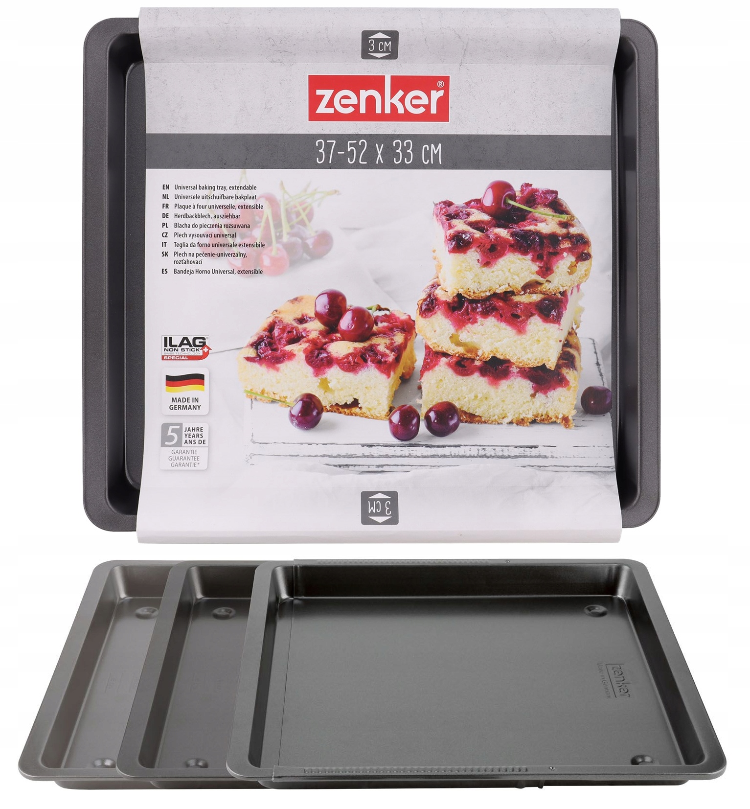 

Blacha Do Pieczenia Zenker Regulowana 37-52cm