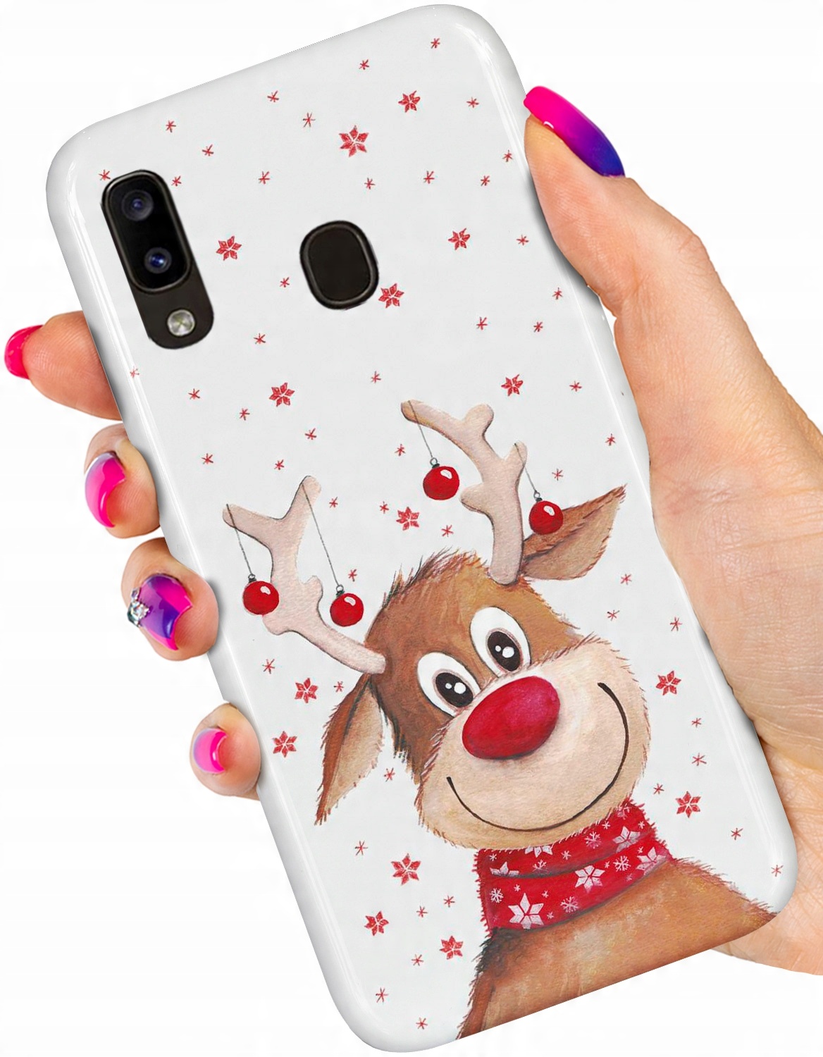 

Etui Świąteczne Case do Samsung Galaxy A40 Szkło