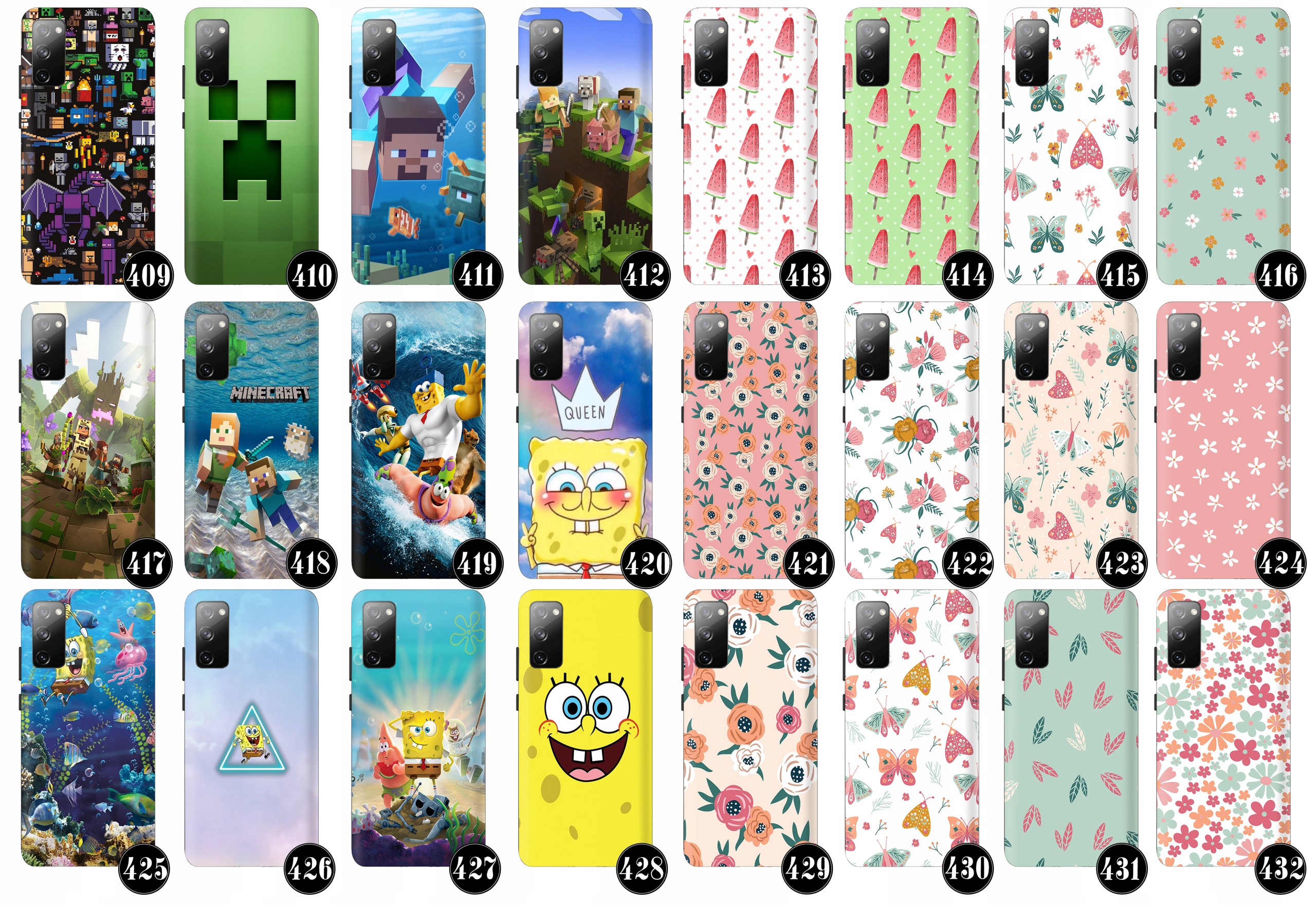 Etui CASE XIAOMI REDMI NOTE 12 PRO 5G - Minecraft Puszin Lilo Stich Wzor