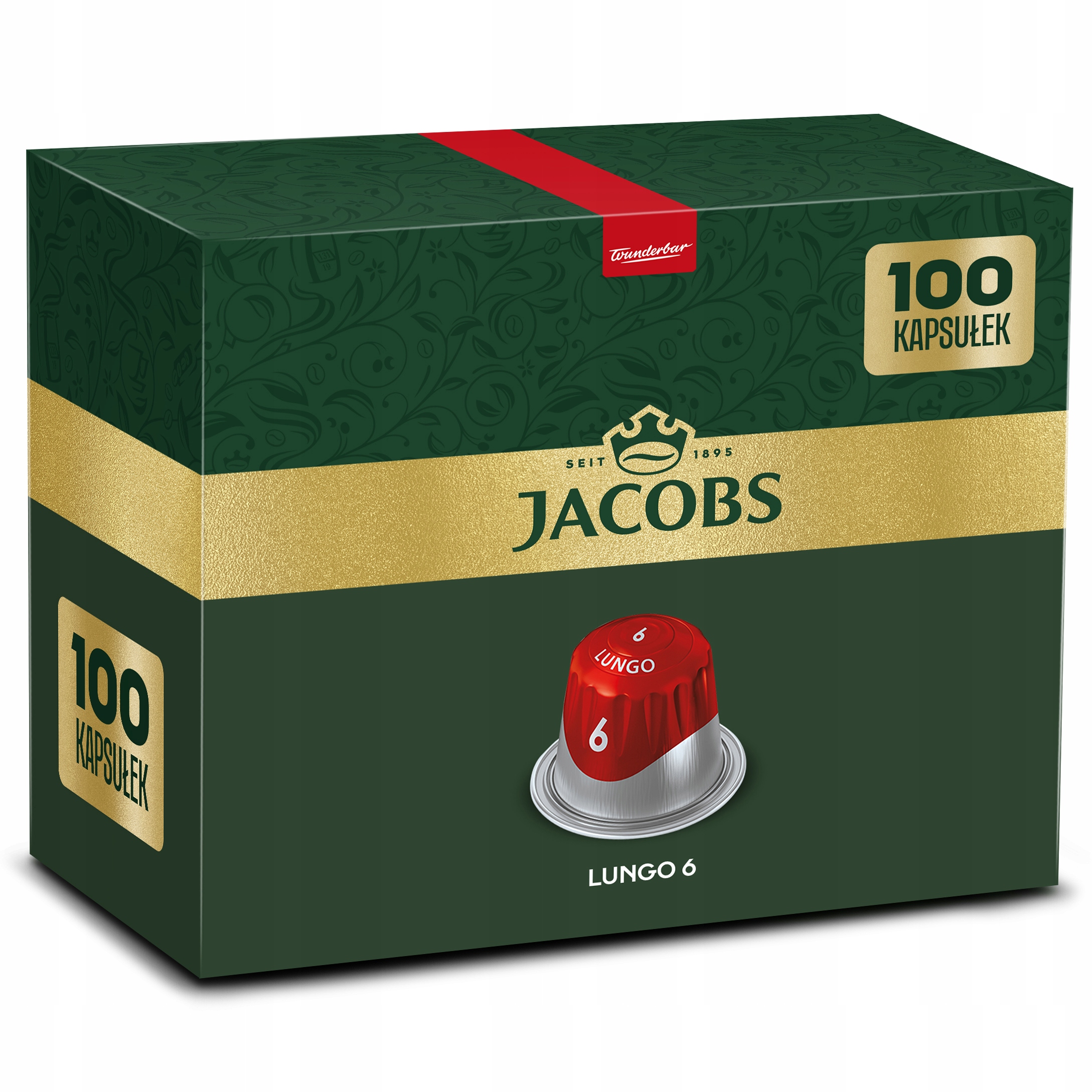 Kapsułki Jacobs do Nespresso(r)* kawa Lungo 6, 9+1 Gratis!