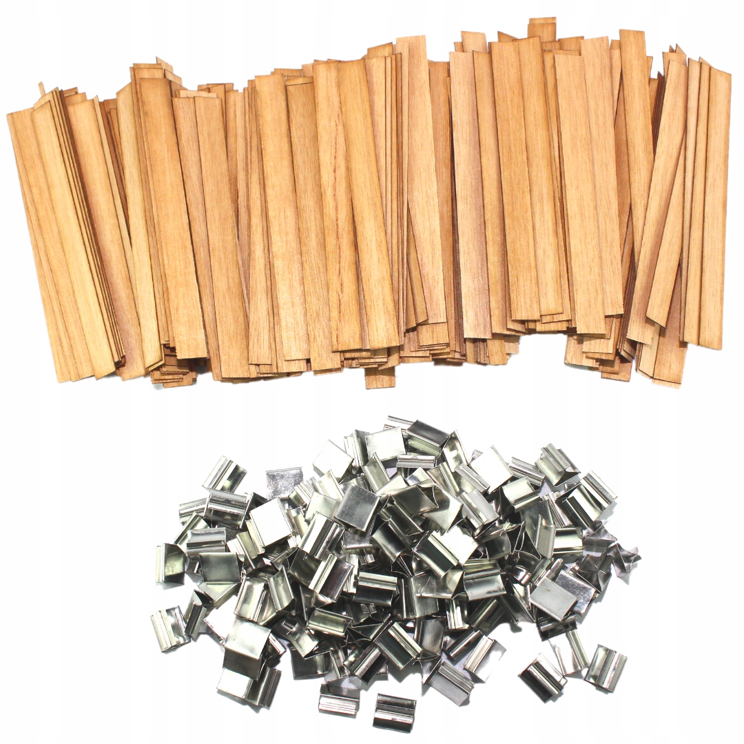 Drevený knôt do sviečok S Plieškom 1000 ks 14x1,4