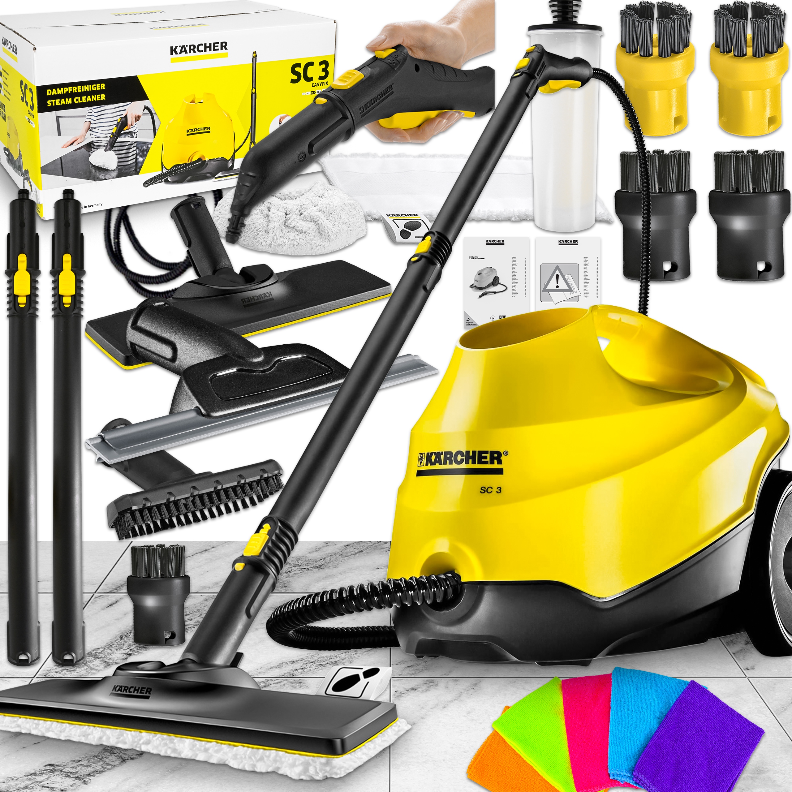 

Najnowsza Wersja Karcher SC3 Parownica Zestaw XXXL