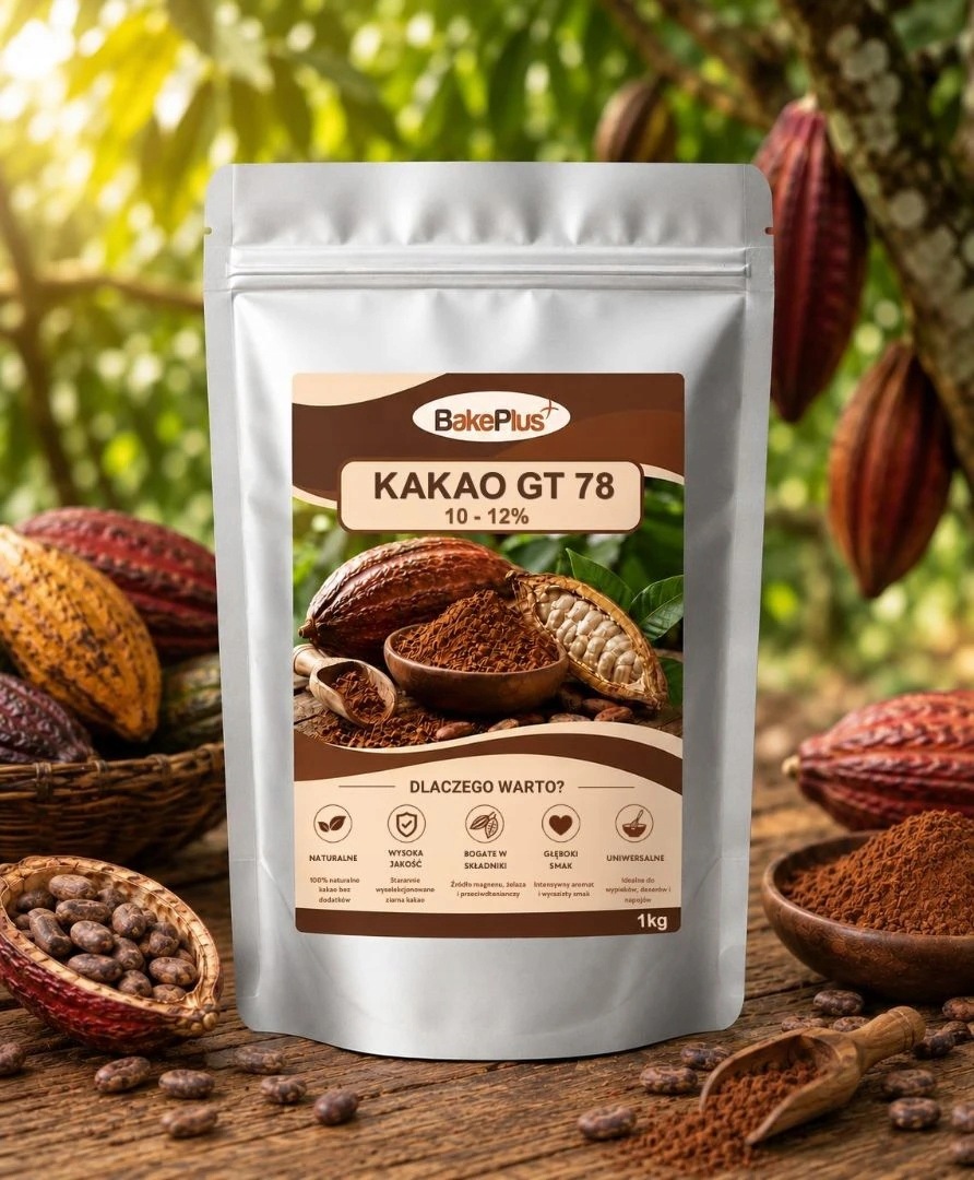 Kakao b.ciemne Holandia Gerkens GT78 20-22% -1kg