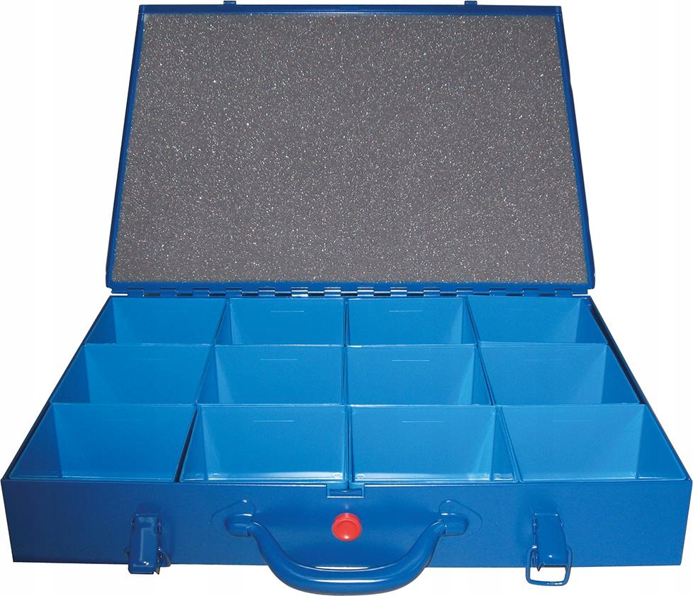 Sortimentová taška z ocelového plechu 66 mm s 12 vložkami