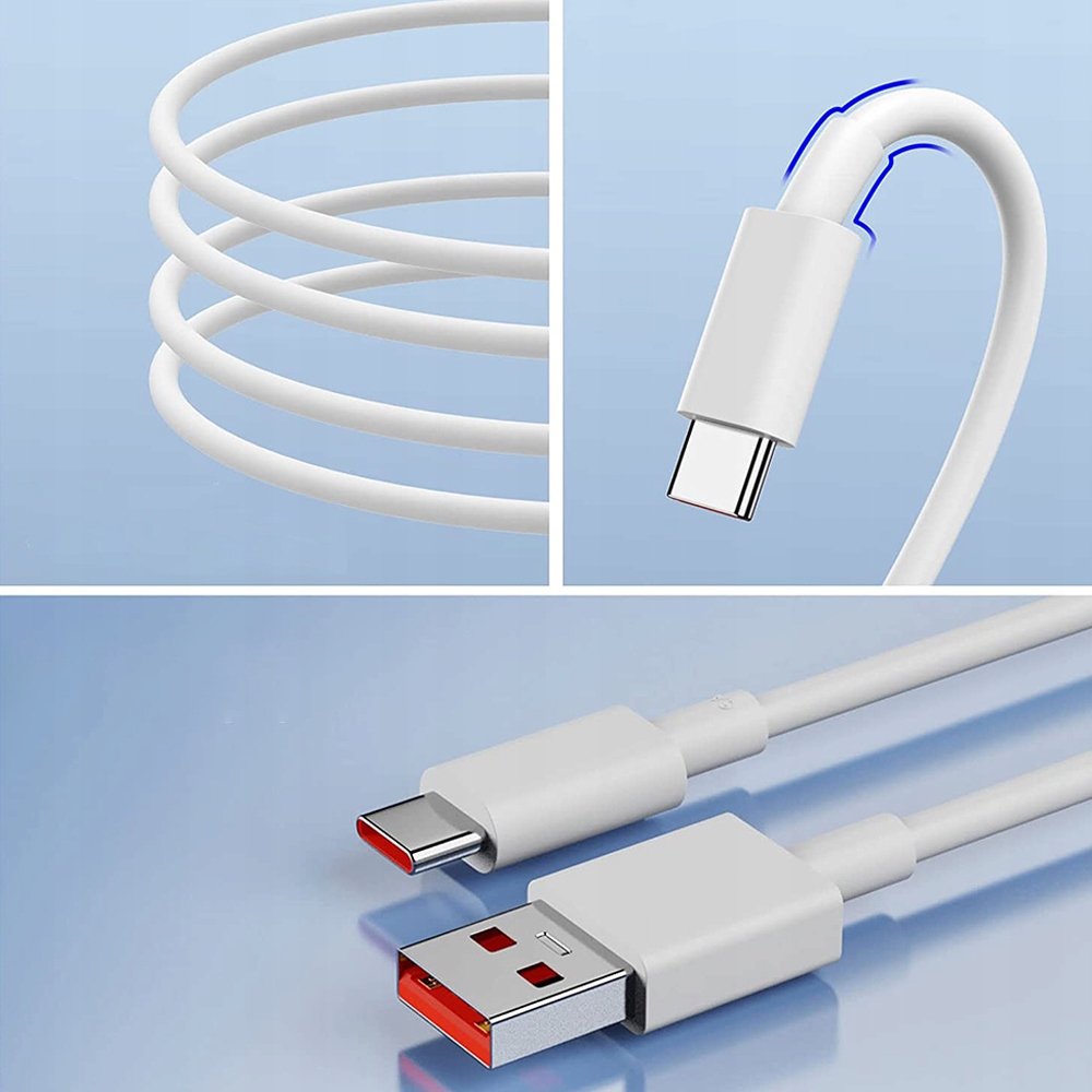 Ładowarka Zasilacz 67W USB, kabel USB-C, do Xiaomi Złącza USB typ C USB