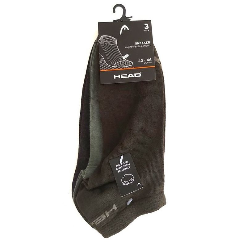 Skarpety Head Sneaker Socks 3P Green Combo 39-42