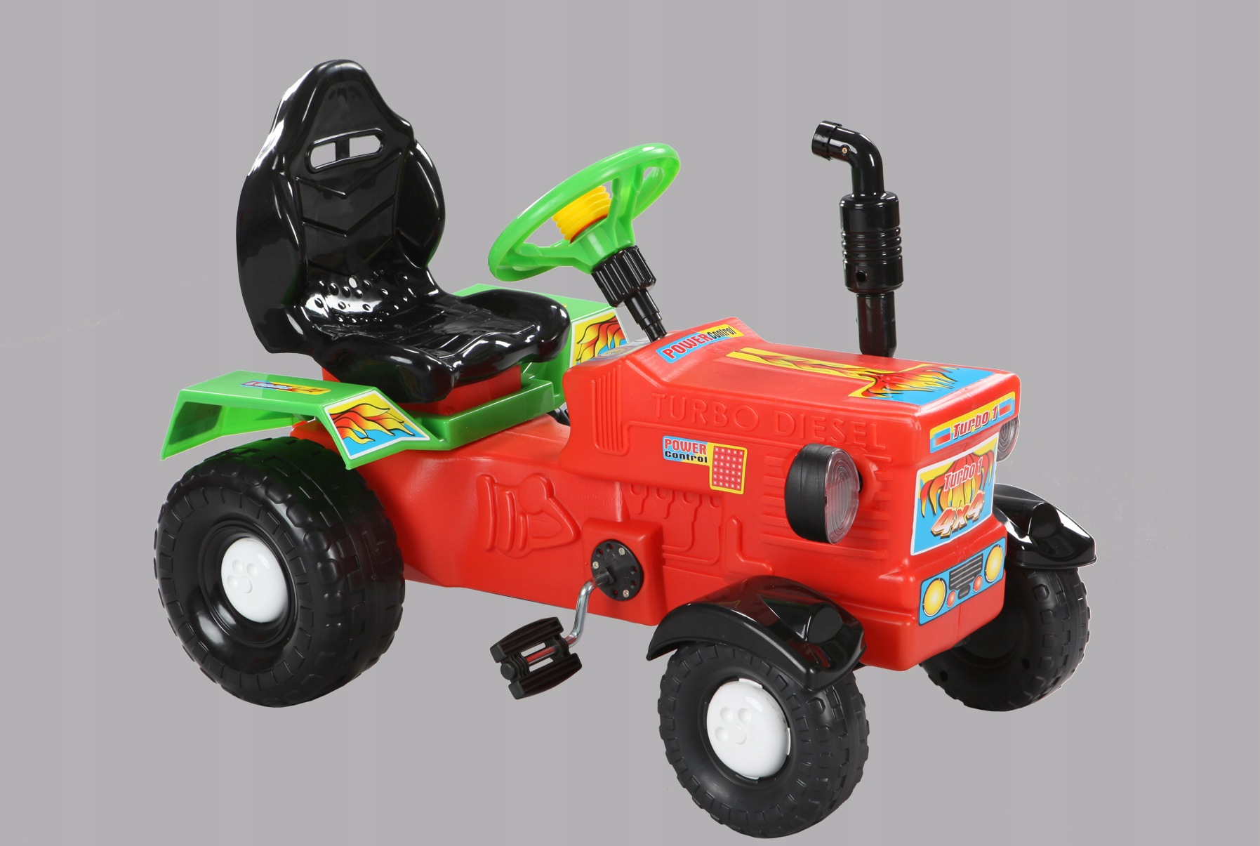 traktor na pedały Turbo z kominem
