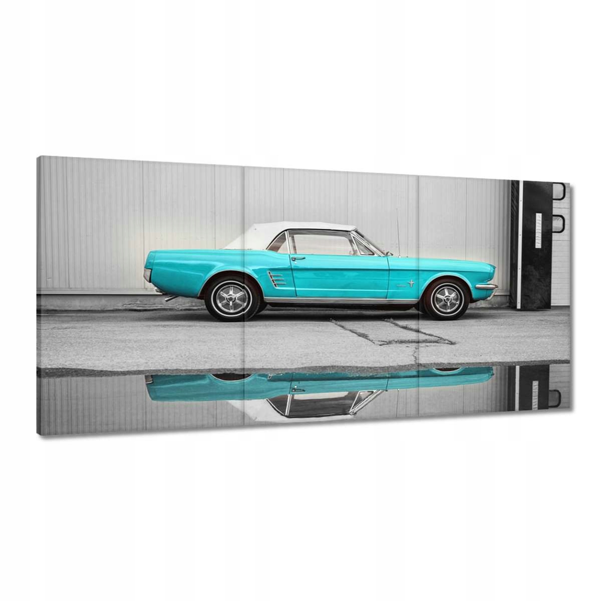 Obrazy 180x90 Tyrkysový Ford Mustang
