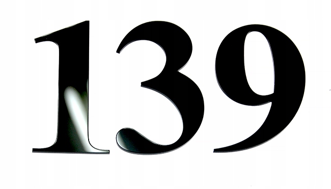 NUMER NA DOM, CYFRA,PLEXI EXTRA POŁYSK! Kod producenta LP25