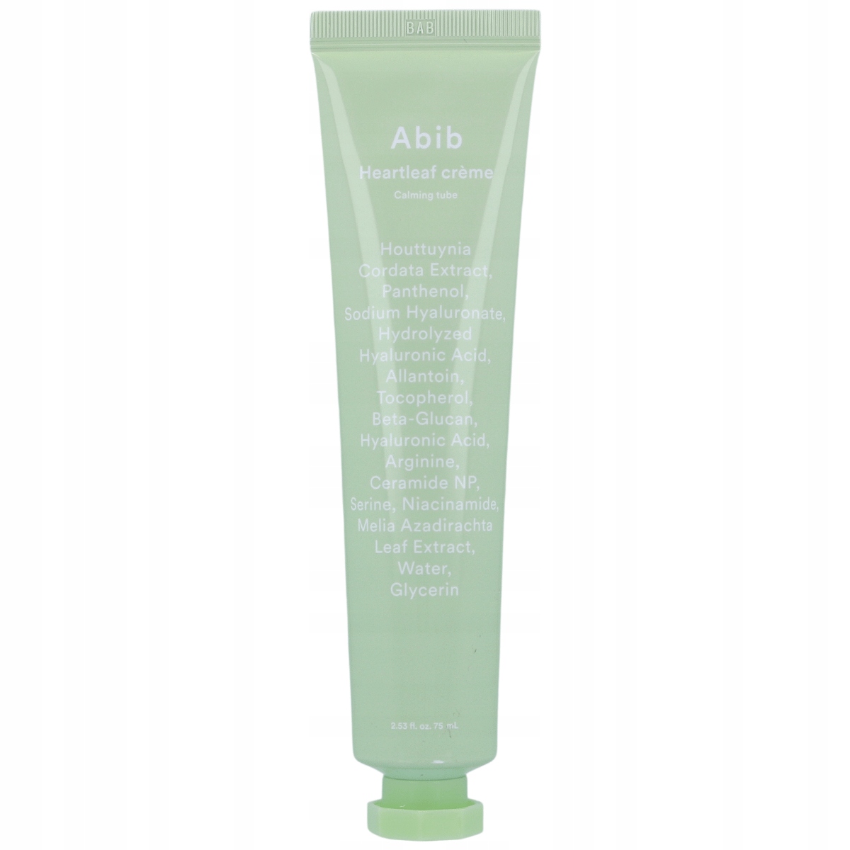 Abib Heartleaf creme Calming Tube 75 Ml zklidňující krém na obličej