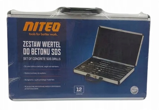 

Niteo Zestaw Wierteł Do Betonu Sds 12szt.