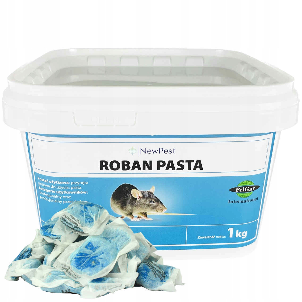 

Silna Trucizna Na Myszy I Szczury Roban Pasta 1 Kg