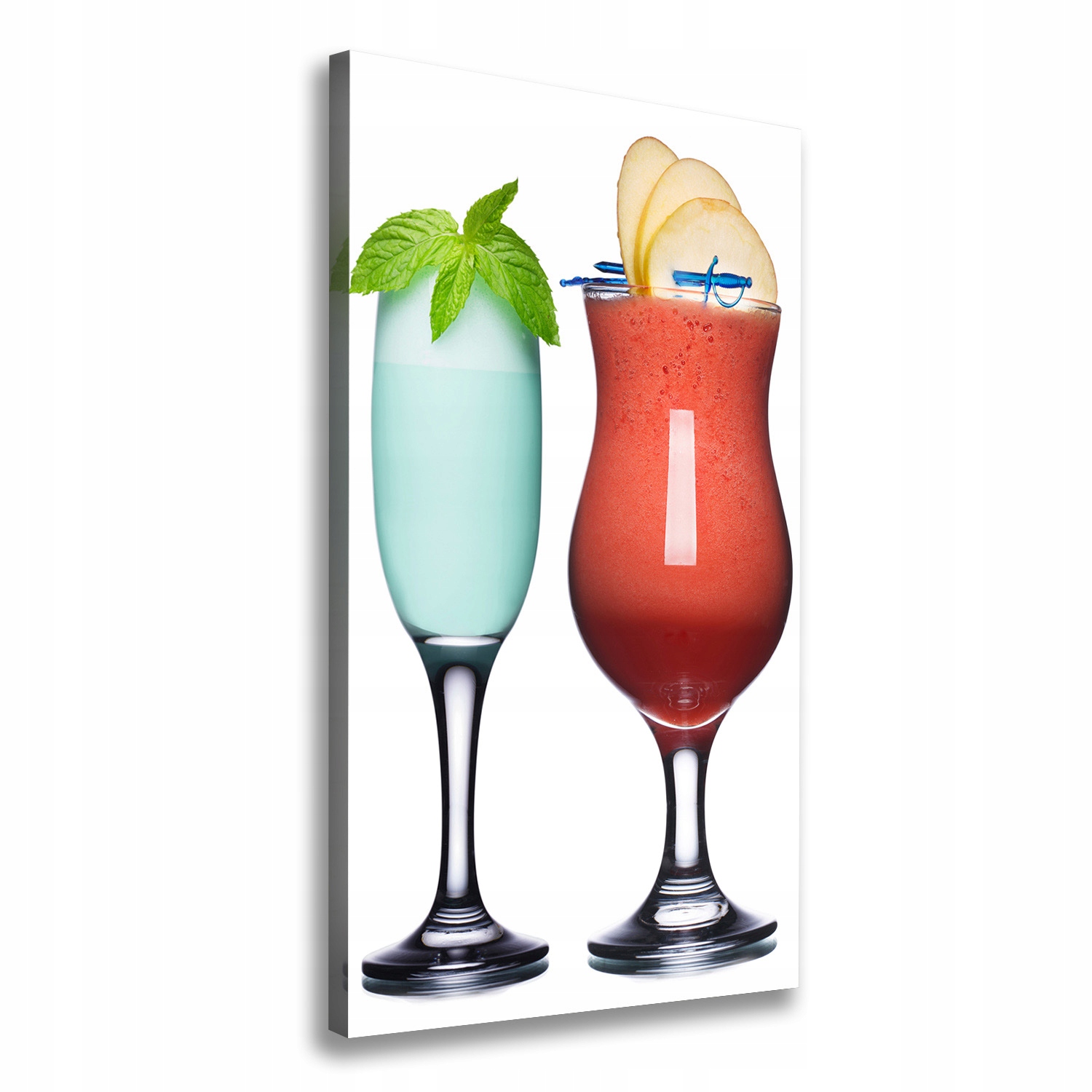 

Foto obraz na płótnie Kolorowe koktajle 60x120 cm
