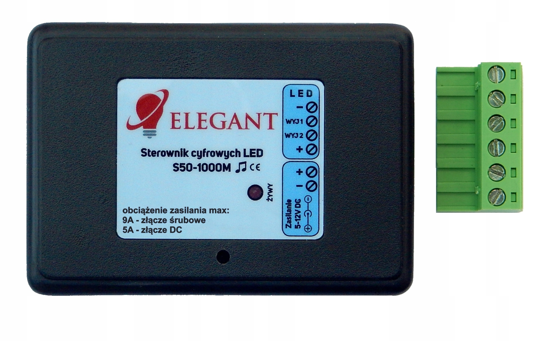 Led hudební přijímač S50-1000M Elegant digitální tekoucí páska
