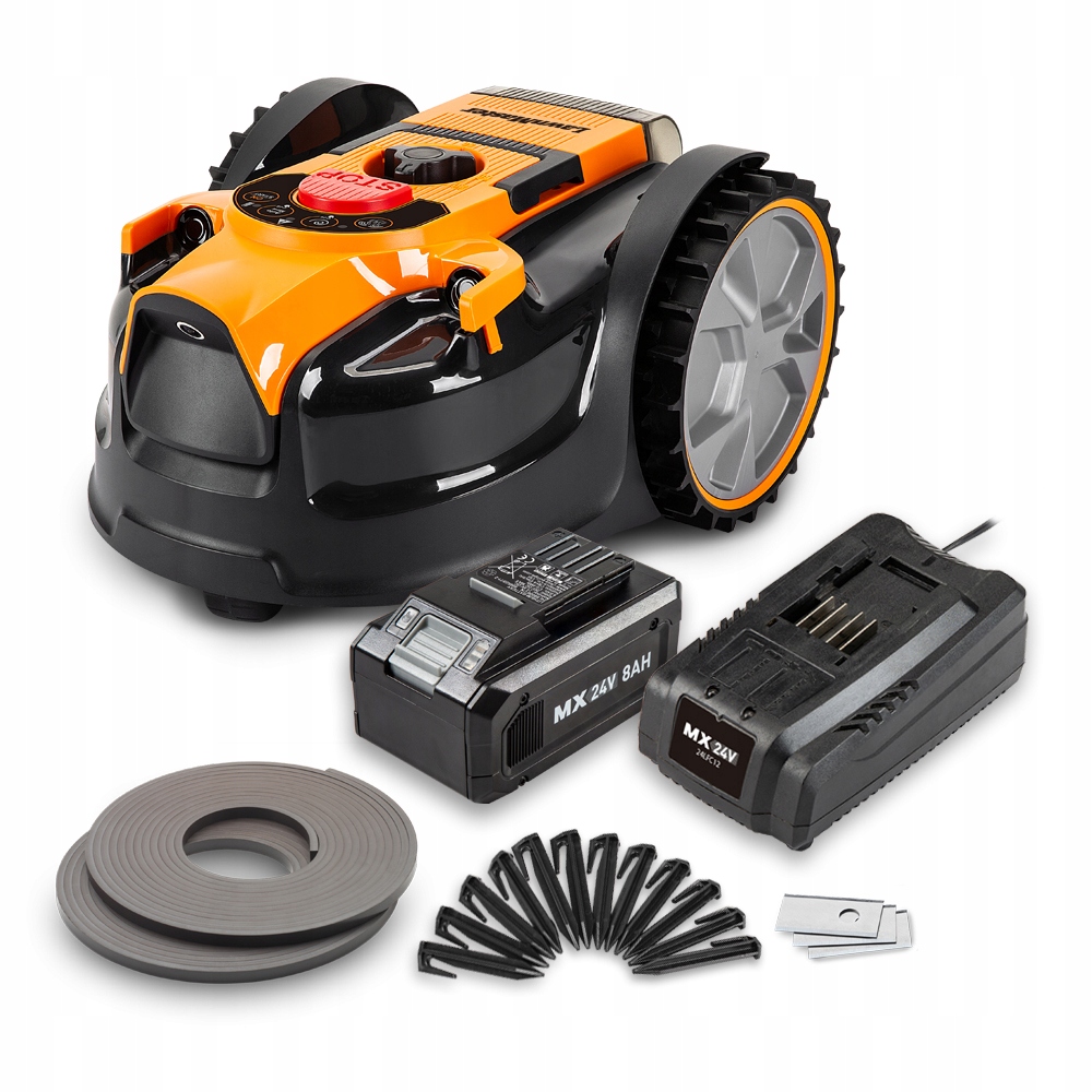 Robot koszący autonomiczny 24V 8Ah bez przewodu granicznego