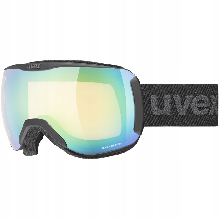 Gogle narciarskie Uvex Downhill 2100 V Vario Black Matt Mirror Green S1-3