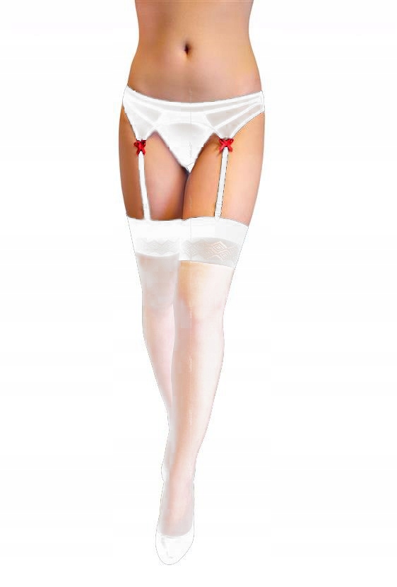 

Stockings 5544 White -4- Biały Softline