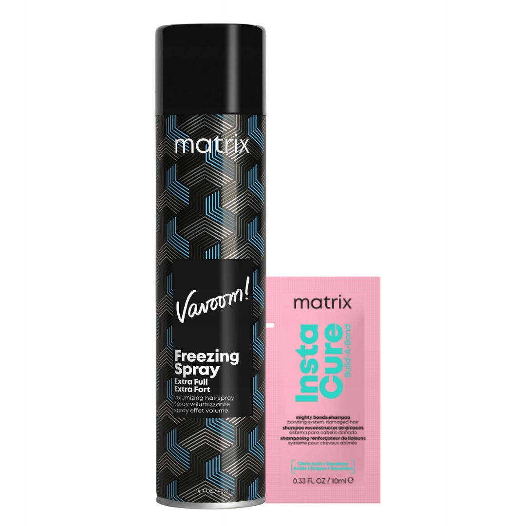 Matrix Vavoom Freezing Spray Utrwalający lakier do włosów 500ml + GRATIS