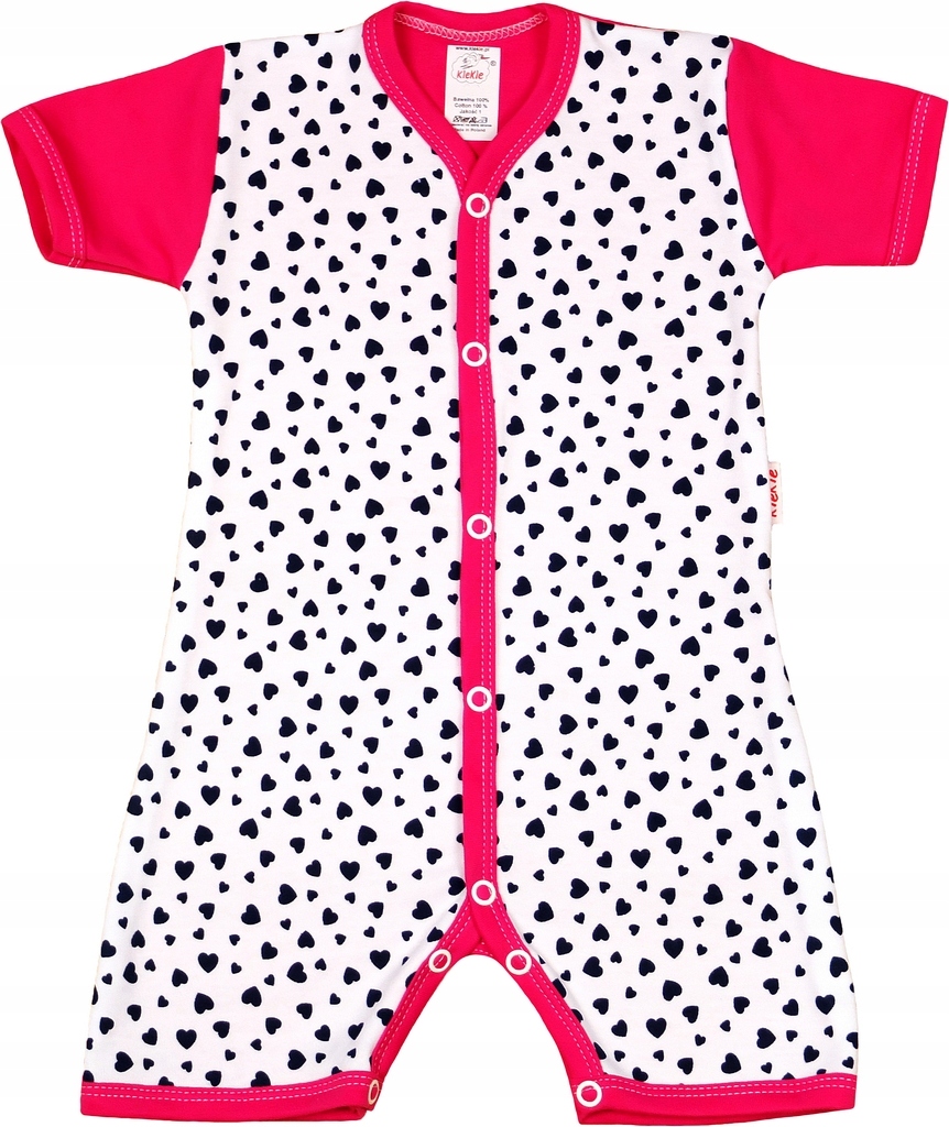 PAJAC KR rampers 2PAK Myszka RÓŻ Serd 74 KLEKLE Marka KLEKLE