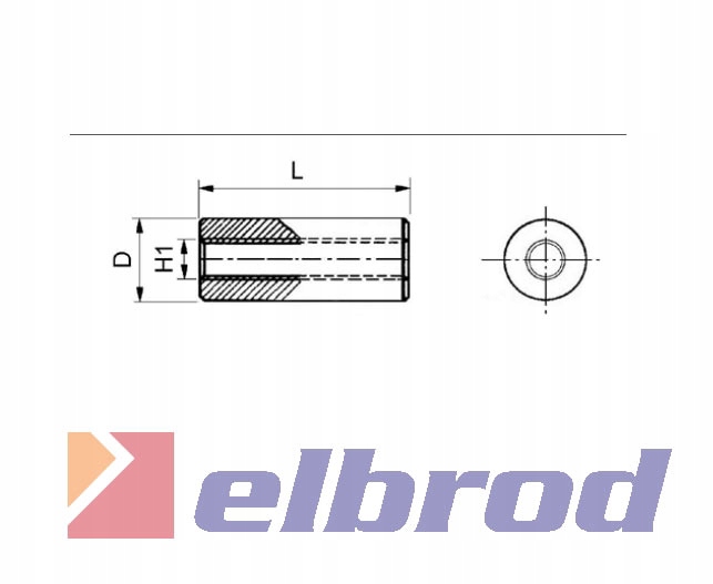 Tulejka dystansowa 15mm- (10 szt) Producent Inna