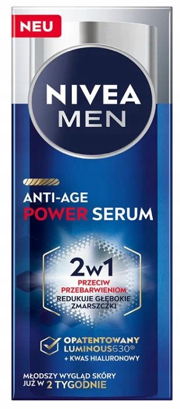 Nivea Men Anti-age Power Sérum Intenzivní Sérum Proti Nedokonalostem