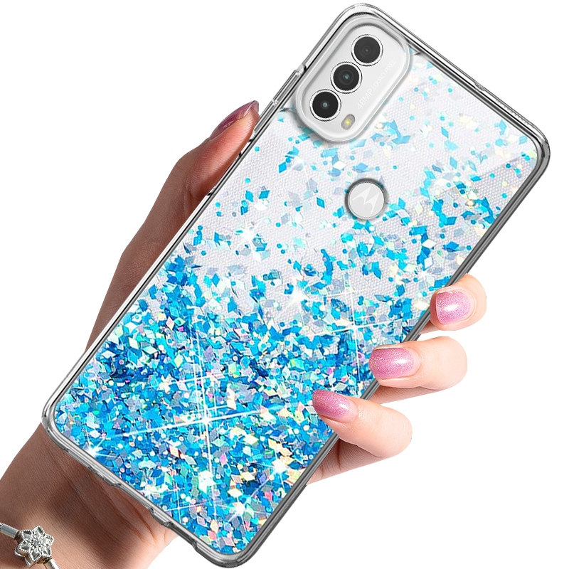 

Etui Brokat Case Szkło do Motorola Moto E30 /E40