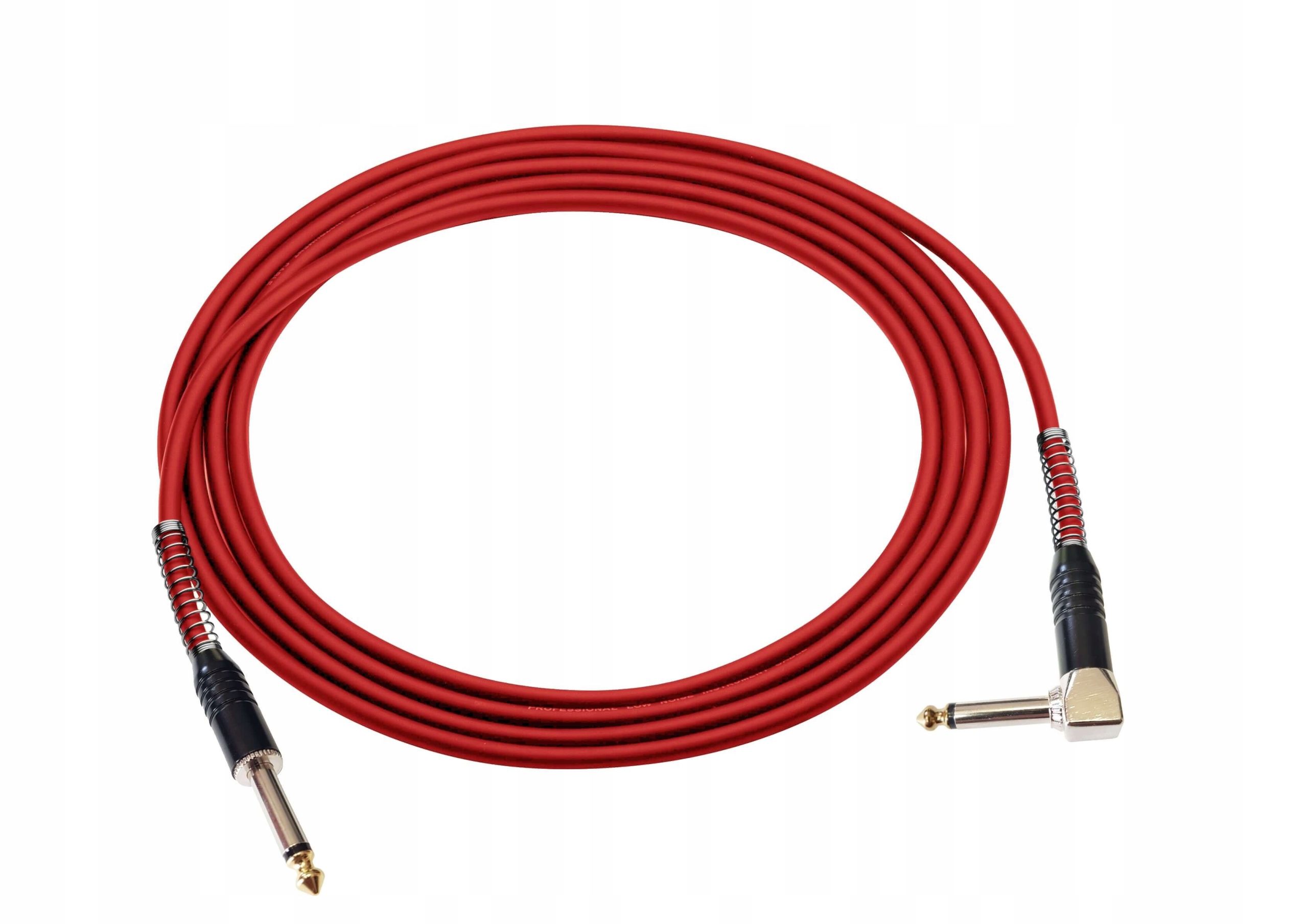 

Kabel Gitarowy Eco Red's Jack-Jack kątowy Red 3m