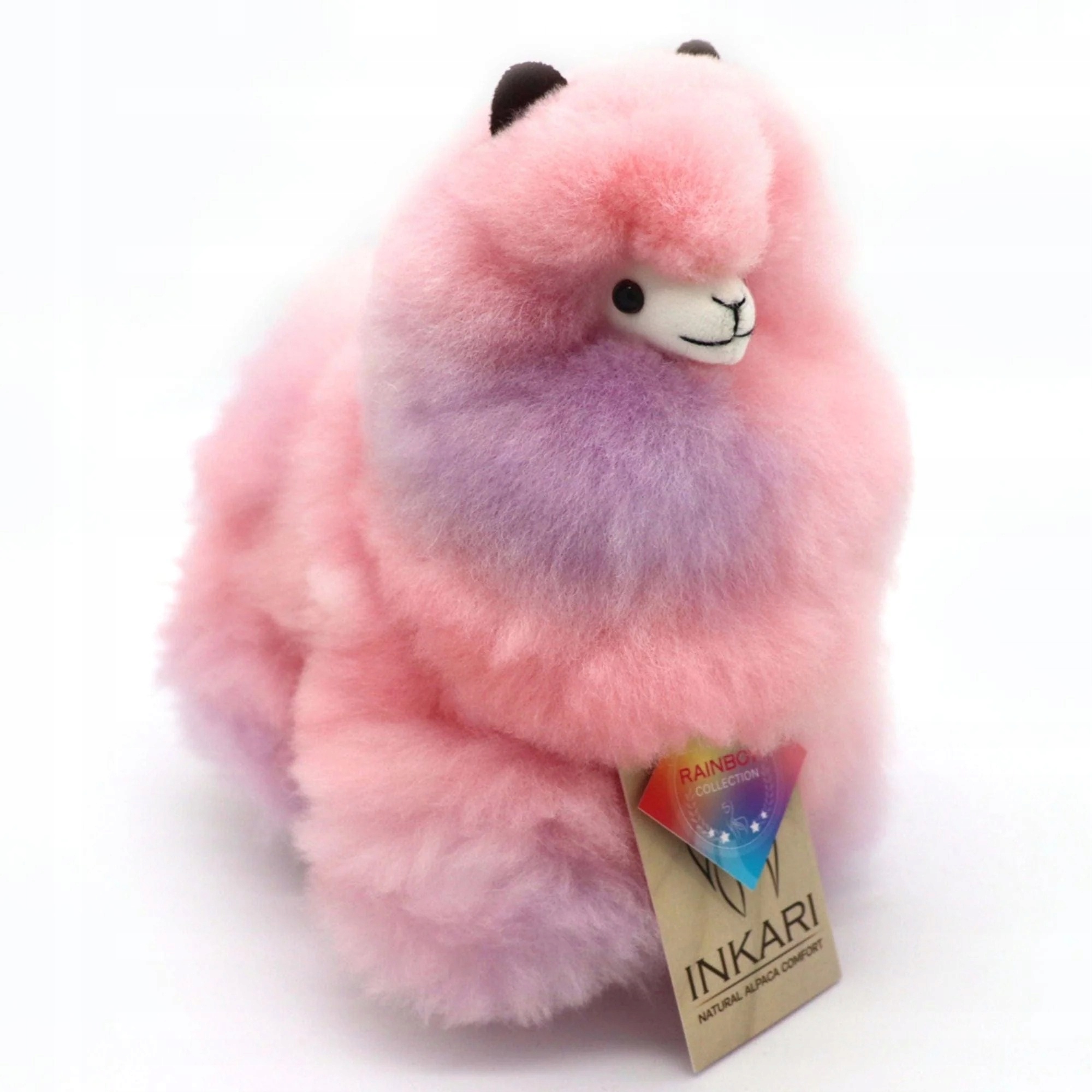 Puszysta maskotka Alpaka Inkari Rainbows Lotus 23 cm