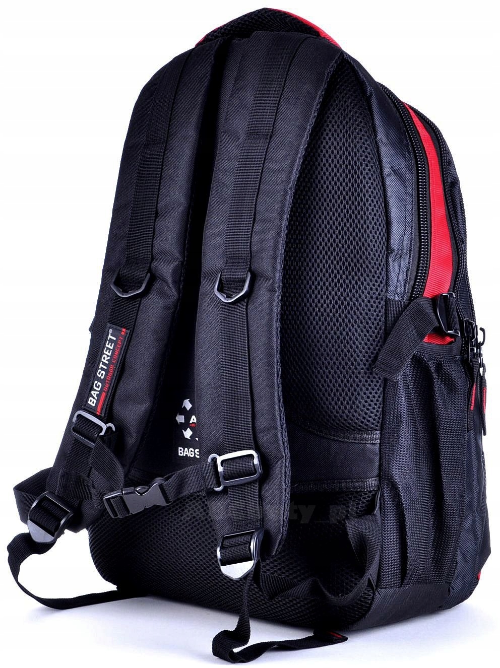 G4-14 PLECAK TORNISTER BAG STREET RED AIR PASSAGE Kolekcja BAG STREET BACKPACK